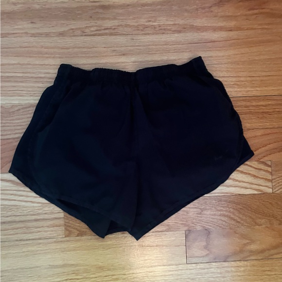 Girls Nike Tempo Gray & Black Breif-lined running shorts (2-pack) - Picture 2 of 2